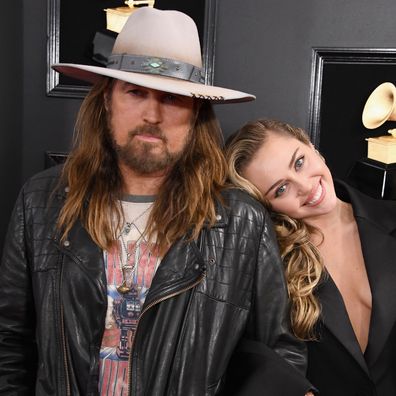 Billy Ray Cyrus, Miley Cyrus, Grammy Awards, Staples Center, 2019, Los Angeles, California