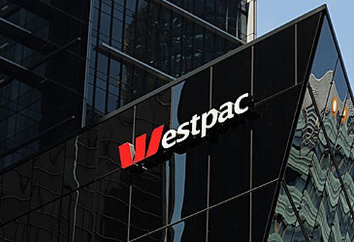 Westpac logo on building (Getty)