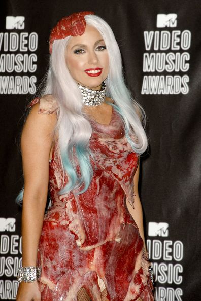 Lady Gaga meat dress
