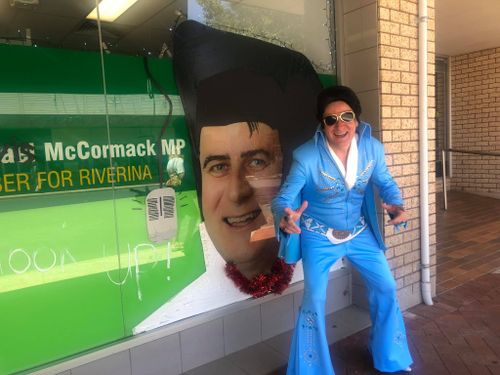 Michael McCormack attended the Parkes Elvis Festival this year.