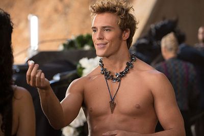 Finnick Odair:<br/><br/>Armie Hammer, Luke Mitchell, Taylor Kitsch and Garrett Hedlund were just some of the many babes considered for the role of Finnick, which ultimately went to <i>Snow White and the Huntsmen</i> hottie Sam Claflin.<br/><br/>(Image: Lionsgate)