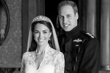 The Prince and Princess of Wales, Prince William and Kate, celebrated their 13th wedding anniversary by sharing a previously unseen image from their wedding day