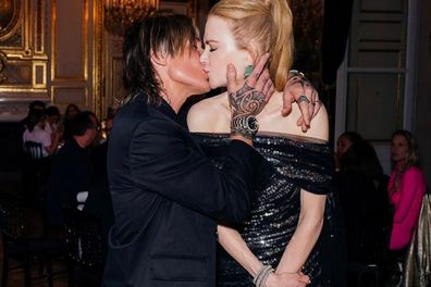 Nicole Kidman wishes husband Keith Urban a happy birthday on social media with photo of the pair kissing