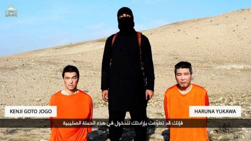 New ISIL video says 'countdown' has begun to execution of Japanese hostages