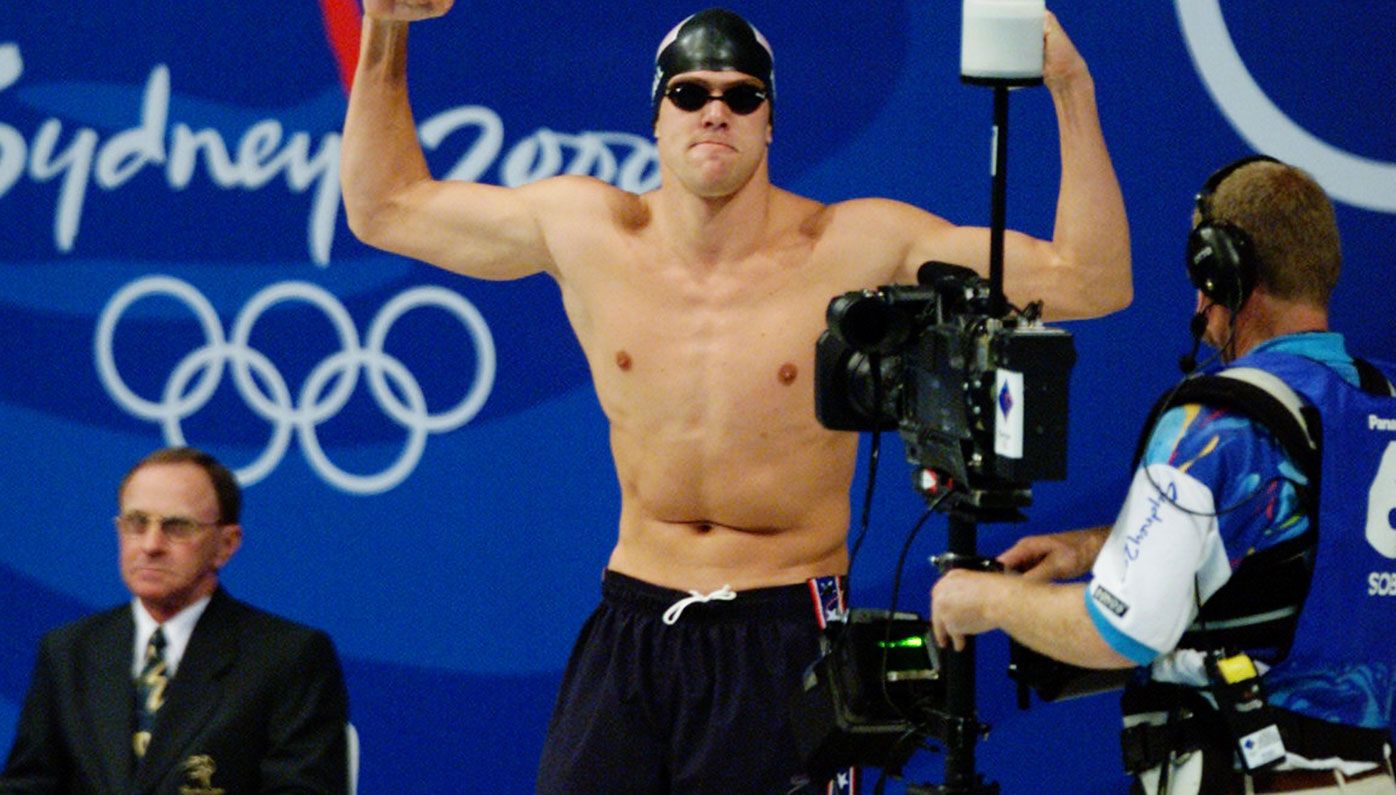 Gary Hall Jr at the Sydney Olympics.