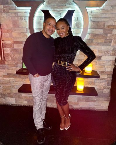 Real Housewives of Atlanta star Cynthia Bailey and husband Mike Hill.