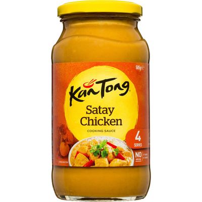 Kan Tong Peanut Satay Stir Fry Cooking Sauce 505g - 124 calories