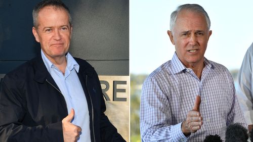Despite framing the by-election campaign as a head-to-head leadership battle between himself and Mr Shorten, Mr Turnbull now faces a lot of work after the losses. Picture: AAP.