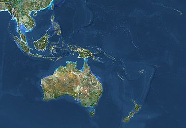 Which is the second most populous nation in Oceania?
