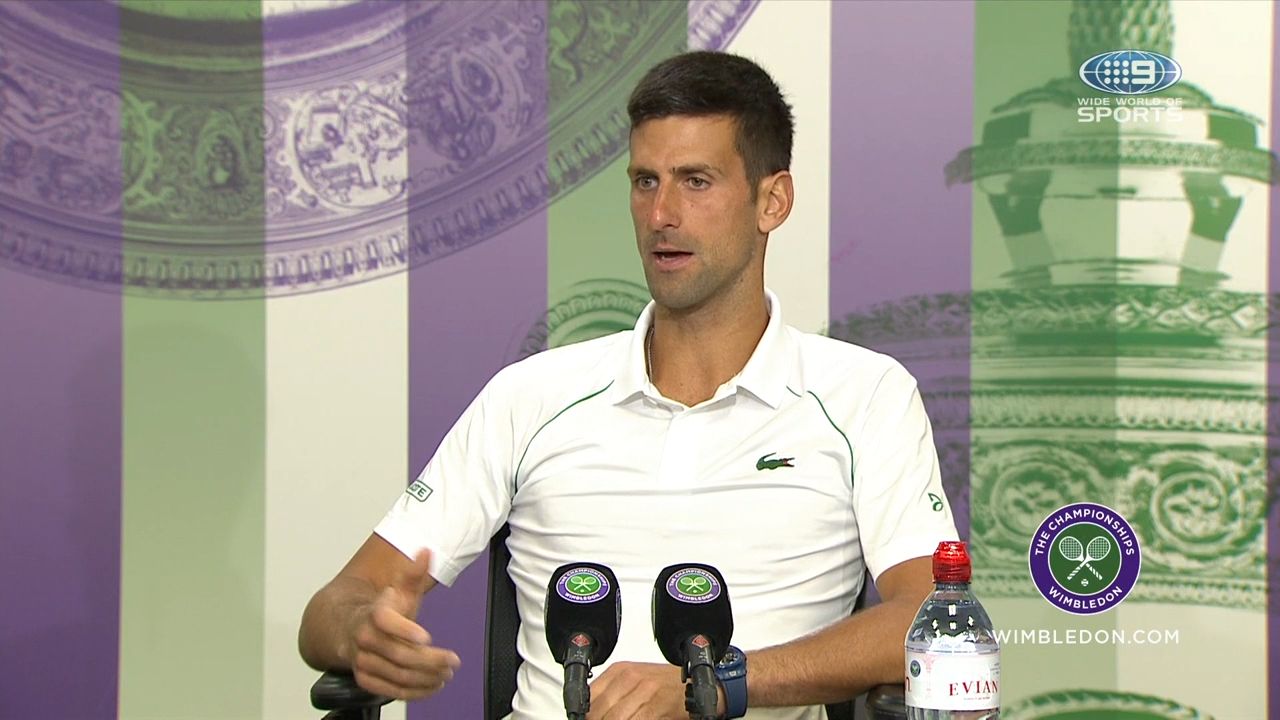 Nick Kyrgios, Novak Djokovic exchange more pleasantries ahead of Wimbledon final