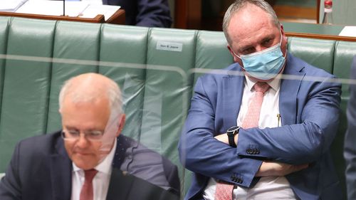 Scott Morrison and Barnaby Joyce.