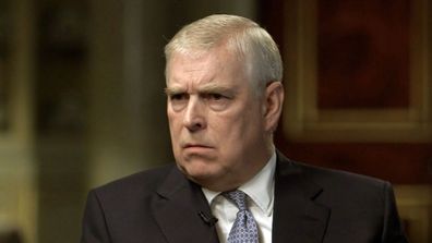 Prince Andrew on Newsnight in 2019