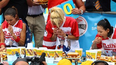Competitive hotdog eating is taken very seriously with top athletes earning around $200,000 from prize money and sponsorship.