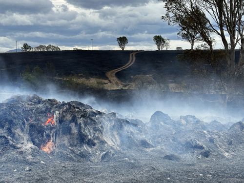 A family have been left "at breaking point" after their farm was devastated by a bushfire for the second time.Dairy farmers and parents of three Richelle and Bryon Jackson's property was wrecked in the Black Summer bushfires of 2019-20.