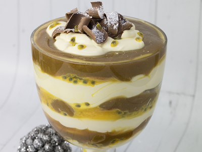 Christmas trifle from Chocolate Queen Kirsten Tibballs