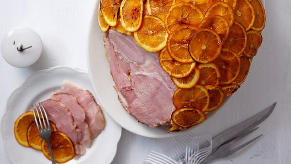 Glazed ham