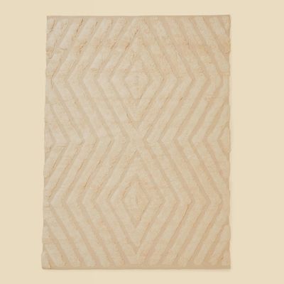 Openook Tufted Cotton Woven Rug: $49