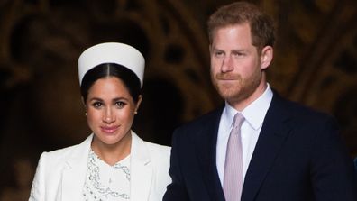 Duke and Duchess of Sussex at the Commonwealth Day service in 2019