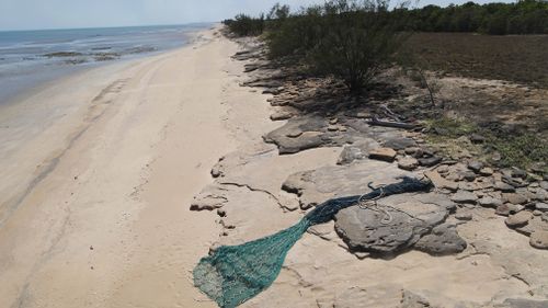 190919 Gulf of Carpentaria plastic fishing nets debris aerial survey research environment turtles damage news Australia