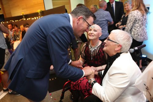 Victorian Premier Daniel Andrews was in attendance and offered the couple his warm regards. (AAP)