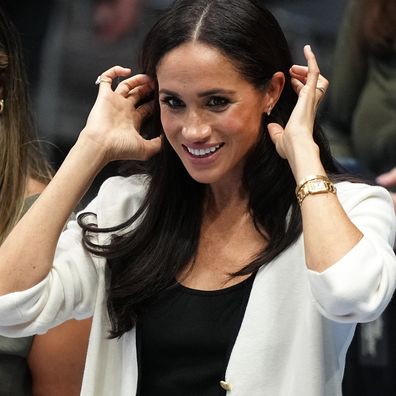 Meghan, Duchess of Sussex during the Invictus Games in Duesseldorf, Germany, Wednesday, Sept. 13, 2023. 