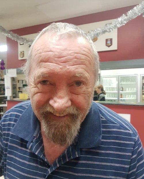 Brynn Hardiman, 71, was walking home when he was struck by a passing car in Elizabeth East.