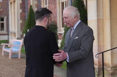 King Charles III and Volodymyr Zelenskyy