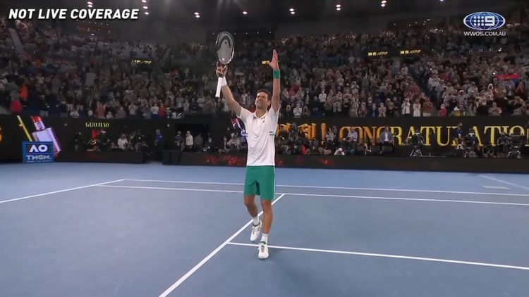 Blinke undertrykkeren skildring Australian Open final LIVE: Novak Djokovic vs Daniil Medvedev score,  result, video highlights