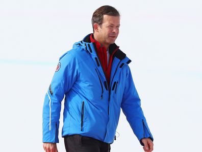 Prince Maximilian of Liechtenstein attends during the Women's Super G during the FIS Alpine World Ski Championships on February 7, 2017 in St Moritz, Switzerland. 