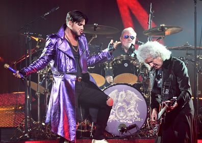 Adam Lambert, Roger Taylor and Brian May