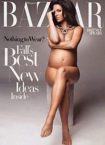 Pop star <strong>Britney Spears</strong> stripped off for&nbsp;Harper's Bazaar's&nbsp;August 2006 edition, pregnant with her second child by Kevin Federline, Jayden James.