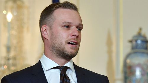 Lithuania's Minister of Foreign Affairs Gabrielius Landsbergis 