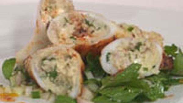 Stuffed calamari