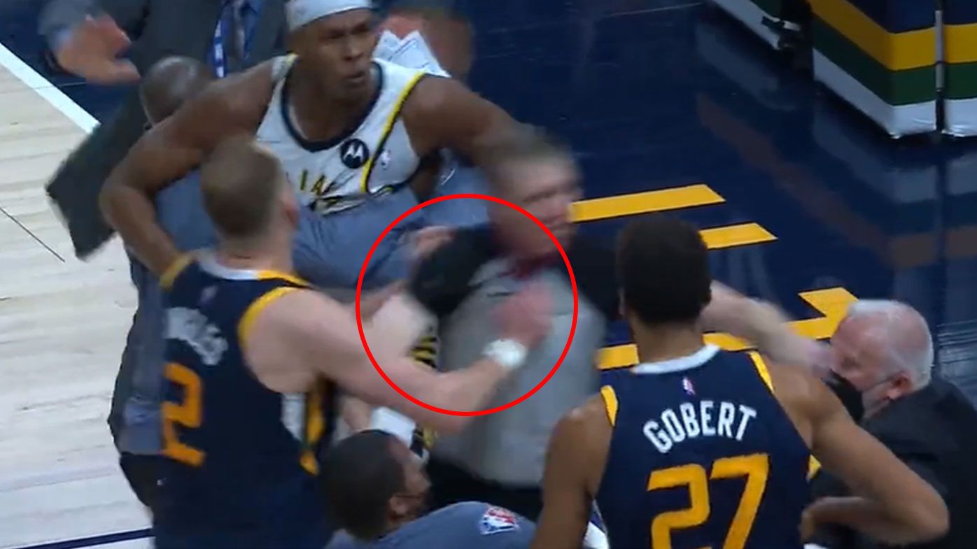 Joe Ingles one of four NBA stars thrown out after pushing referee during heated scuffle