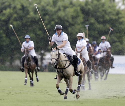 This included capturing Prince Harry play waterpolo in Florida in 2016. Picture: Alan Diaz / AP