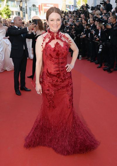 Actress Julianne Moore in Givenchy Haute Couture at the 2017
Cannes Film Festival