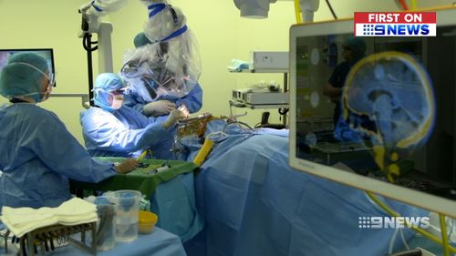 Open-brain surgery can be daunting and carries risks for patients. 