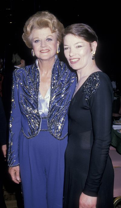 Glenda Jackson and Murder She Wrote actress Angela Lansbury at the 42nd Tony Awards in New York in 1988