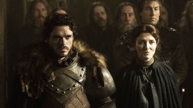 Richard Madden and Michelle Fairley on Game of Thrones