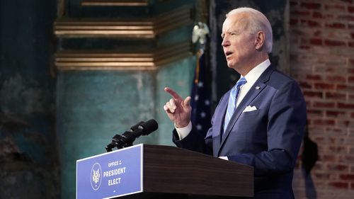 Joe Biden will be inaugurated as president on January 20.