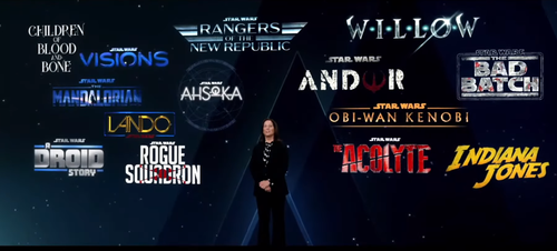 LucasFilm President Kathleen Kennedy presented today's influx of Star Wars news