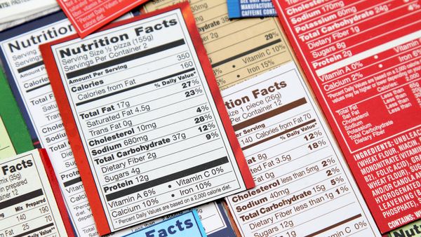 Nutrition information panel