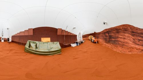 NASA has produced a recreation of Mars for four volunteers to live in for a year to help prepare astronauts for exploration of the planet.