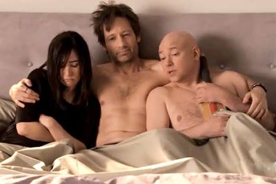 <B>Airdate:</B> 2007 to present.<br/><br/><B>What it's about:</B> In season one, novelist Hank Moody (David Duchovny, who checked into rehab to treat his sex addiction while shooting the series) "makes friends" with a parade of nubile young woman in an attempt to overcome (no pun intended) his writers' block. He struggles to keep it in his pants throughout the rest of the series.<br/><br/><B>The sex factor:</B> Boobs (two of which belonged to Madeleine Zima, aka Gracie from <I>The Nanny</I>... awkward!), bums, and a threesome scene so saucy it was censored for Australian TV. Prudes!