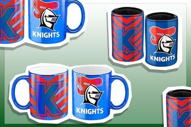9PR: Knights Metallic Mug and Can Cooler Set