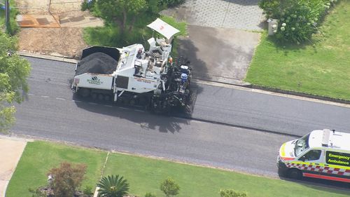 Woman hospitalised after falling into freshly laid hot tar in Sydney