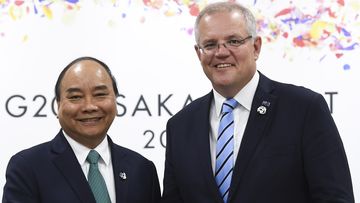 Scott Morrison and Prime Minister of Vietnam Nguyen Xuan Phuc will discuss trade, security and the environment when they meet in Hanoi.