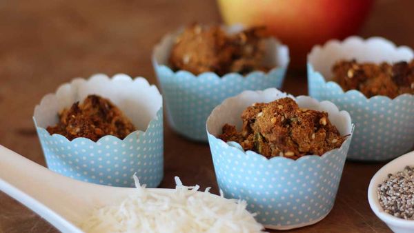 Apple, chia and coconut muffins by Emma Sutherland for Naturally Better