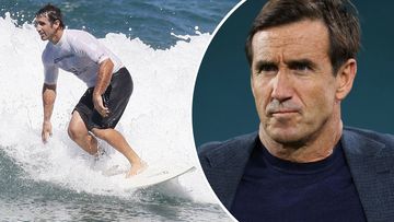 Andrew Johns surfing