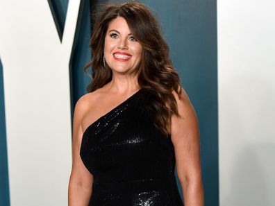 Monica Lewinsky attends the 2020 Vanity Fair Oscar Party 